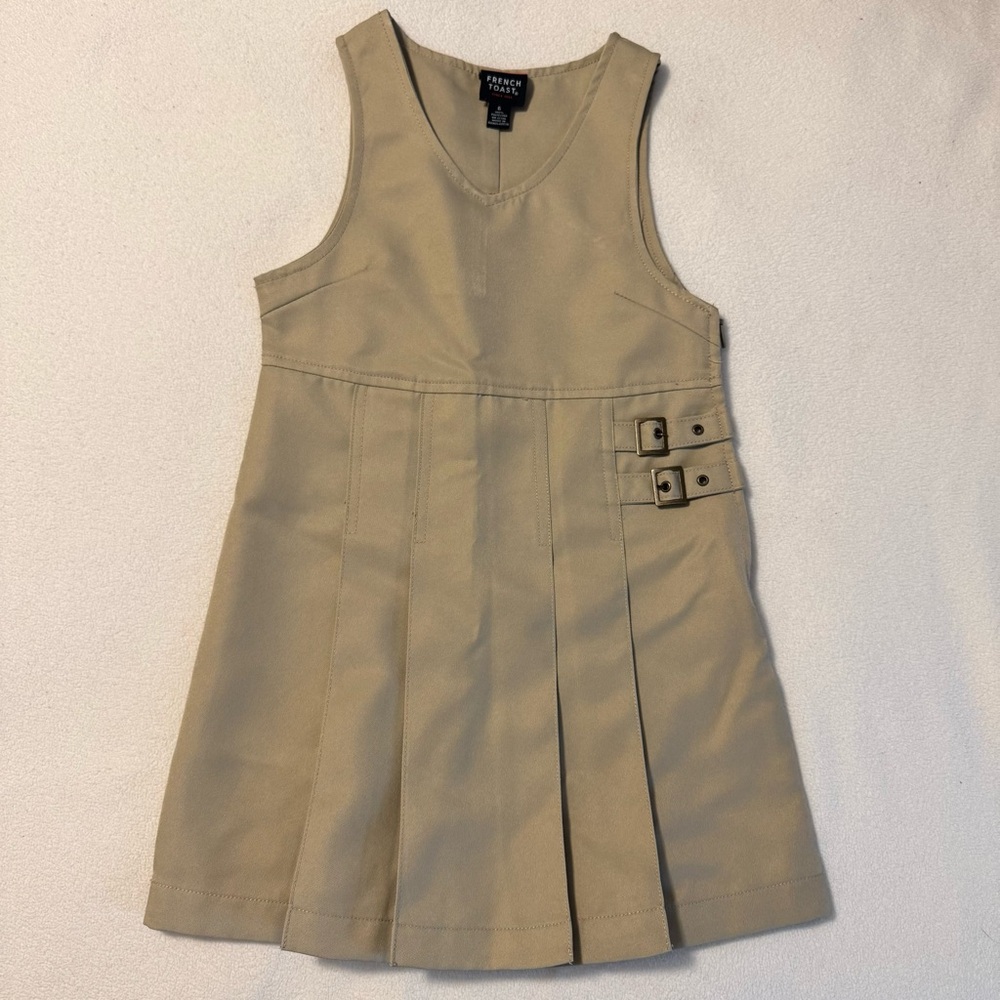 French Toast Khaki Dress, School Uniform, Girls size 6 $10